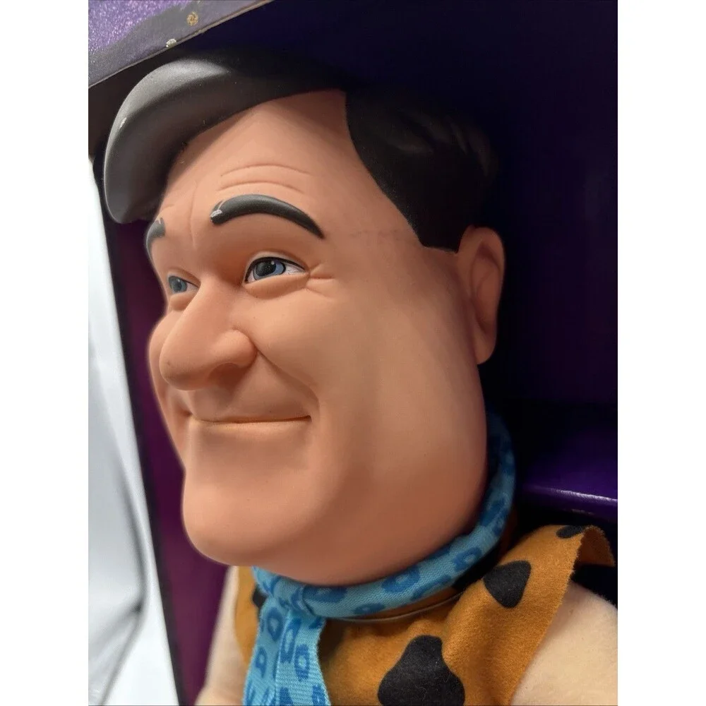Vtg 1993 Mattel Fred Flintstone The Flintstones Movie Cuddly Soft Doll 14